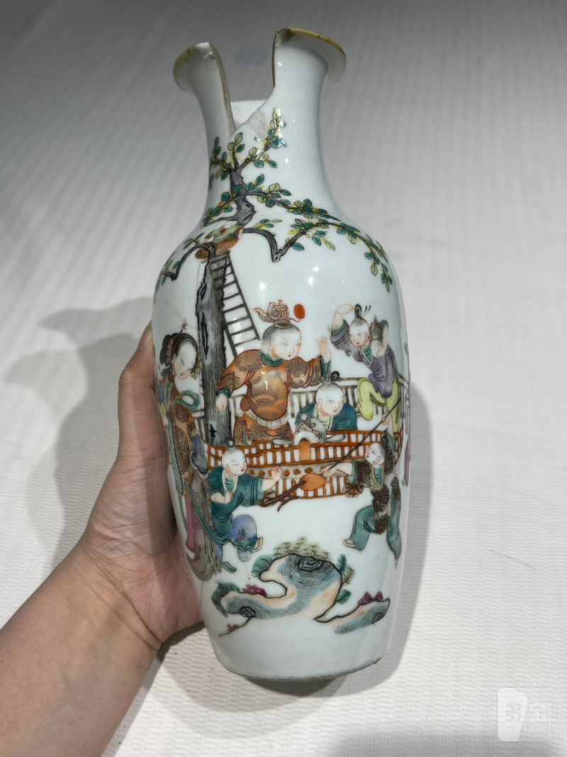 清代 粉彩人物纹瓷器一组十四件 - 图42